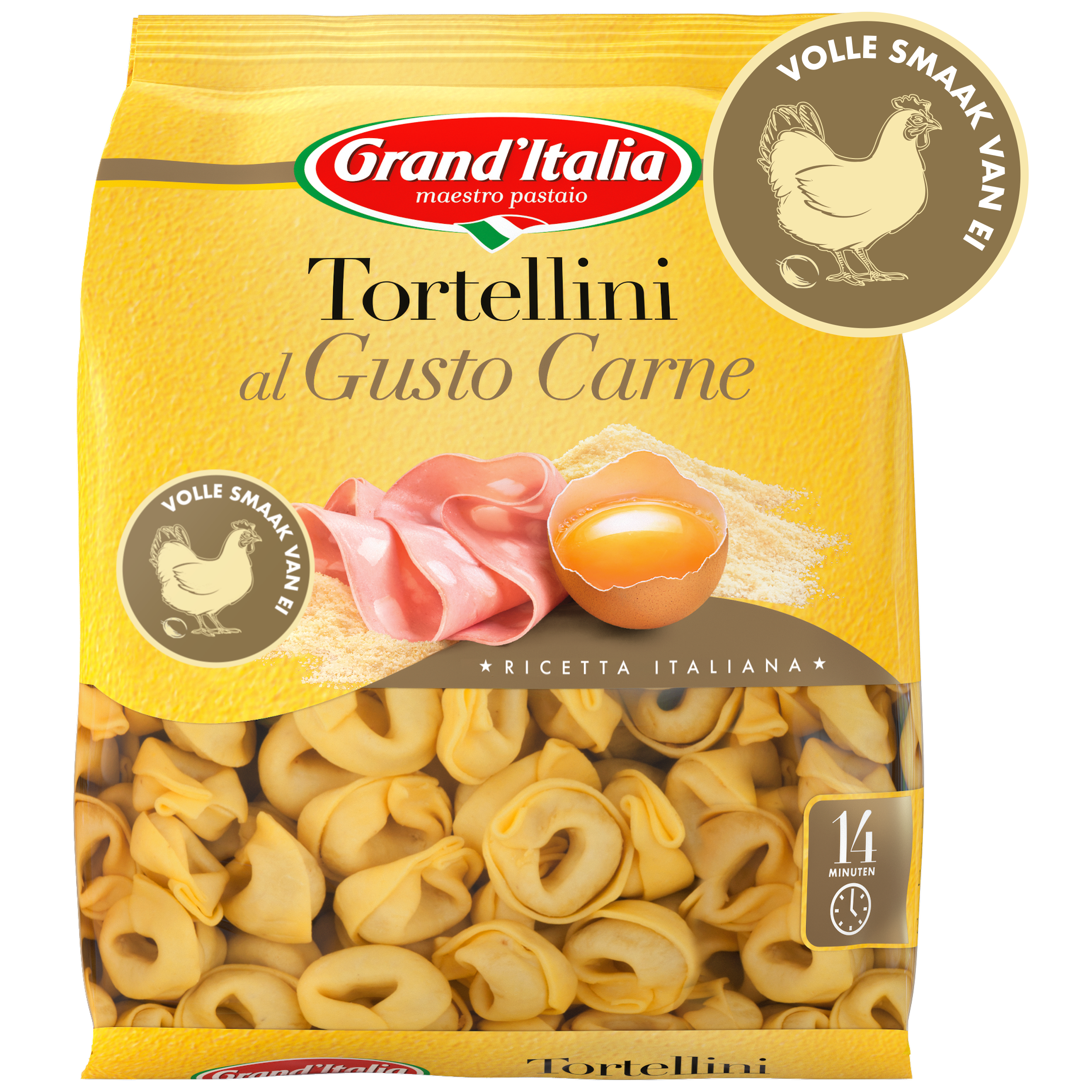 Pasta Tortellini al Gusto Carne 440g claim Grand'Italia